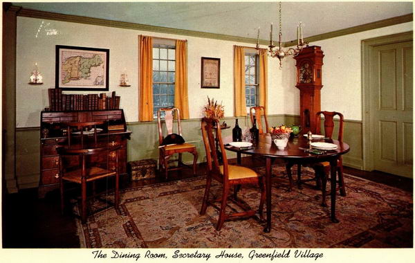 Henry Ford Museum and Greenfield Village - Old Postcard Photo (newer photo)